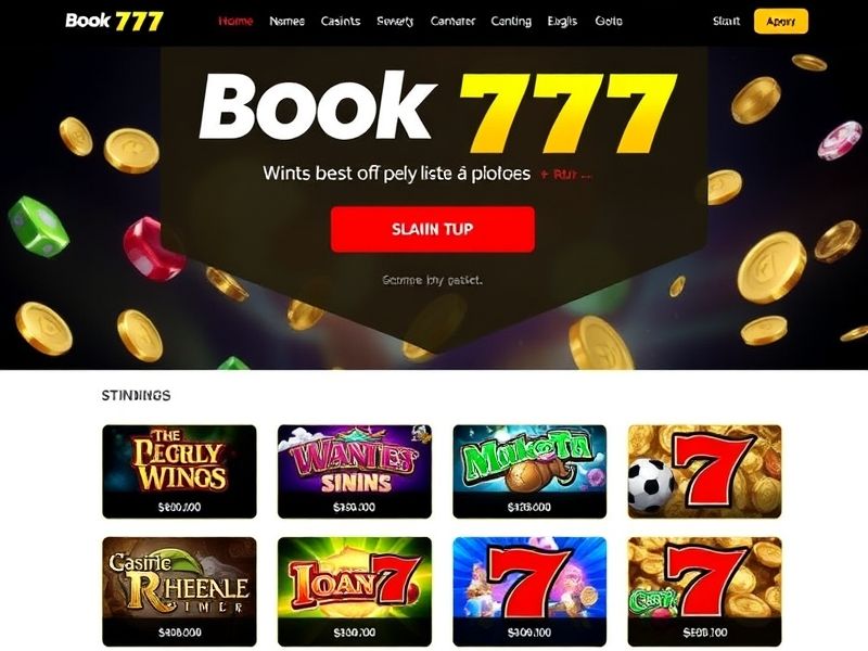 Your definitive guide to the Book 777 slot game and other online casino gambling options. Access expert reviews, game rules, winning strategies, and reliable casino recommendations.